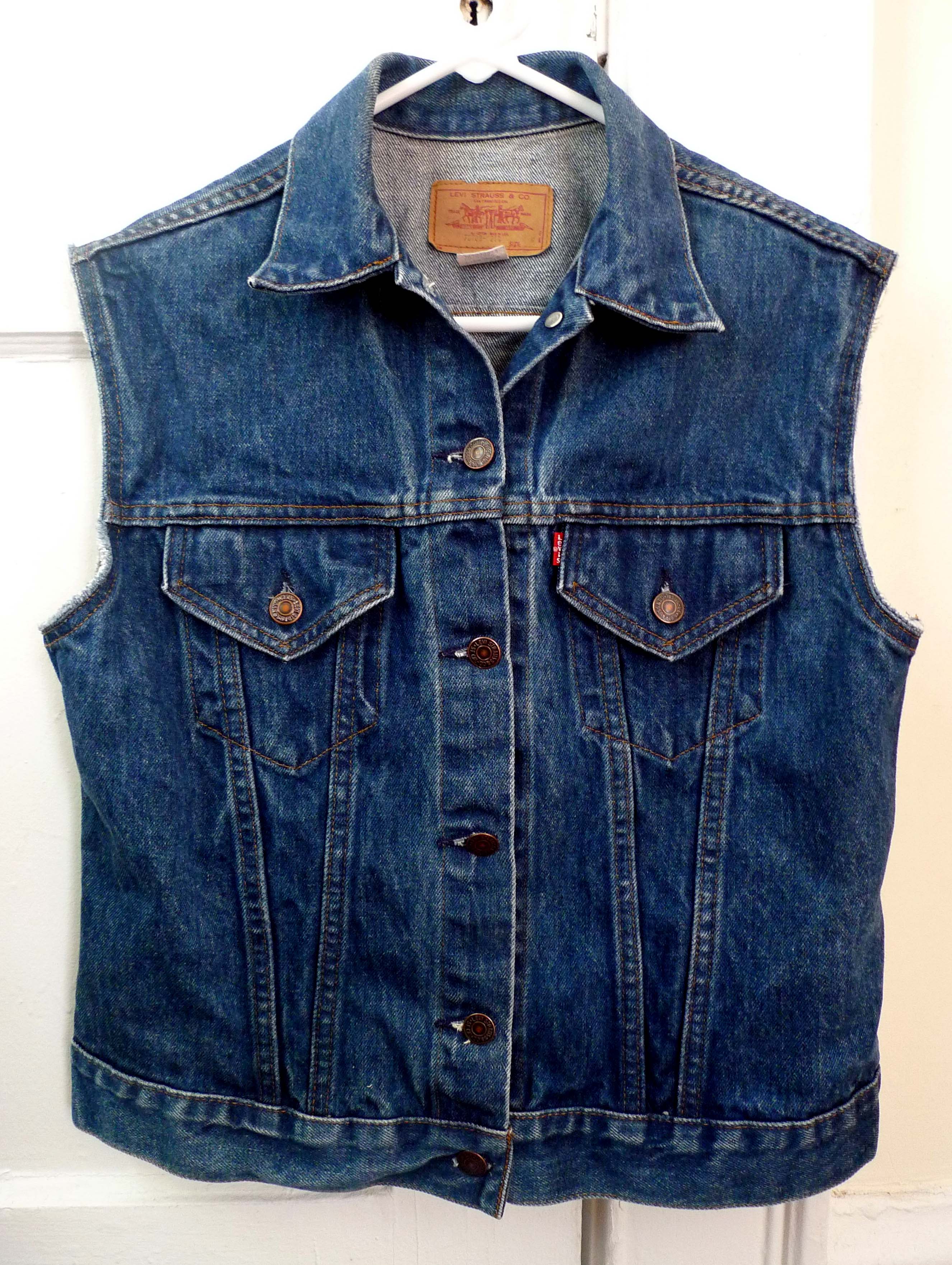 Levi's Denim Vest with Red Tag